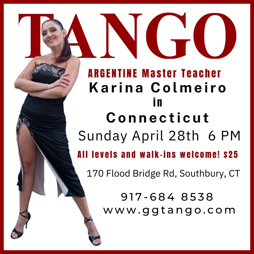 Karina Colmeiro Tango master Class in Connecticut 2024